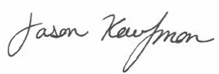 Jason Kaufman signature
